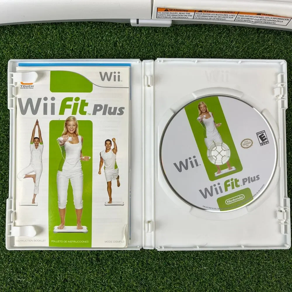 Nintendo Wii Fit Plus and White Wii Balance Board Bundle